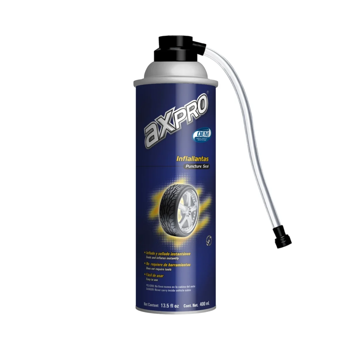 Inflallantas en aerosol