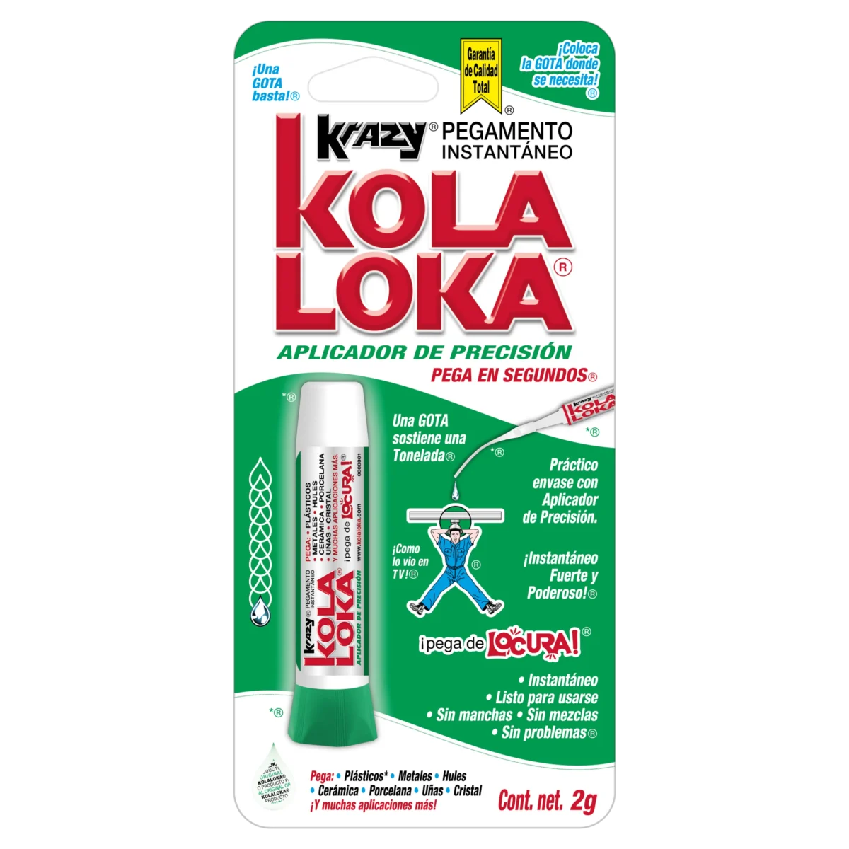 KolaLoka® Aplicador de presición 2g